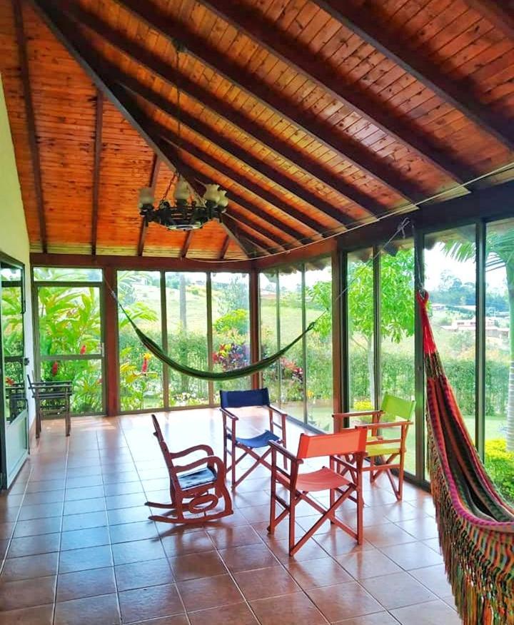 Casa Campestre Frente Acuarela -Mesa De Los Santos La Granja エクステリア 写真